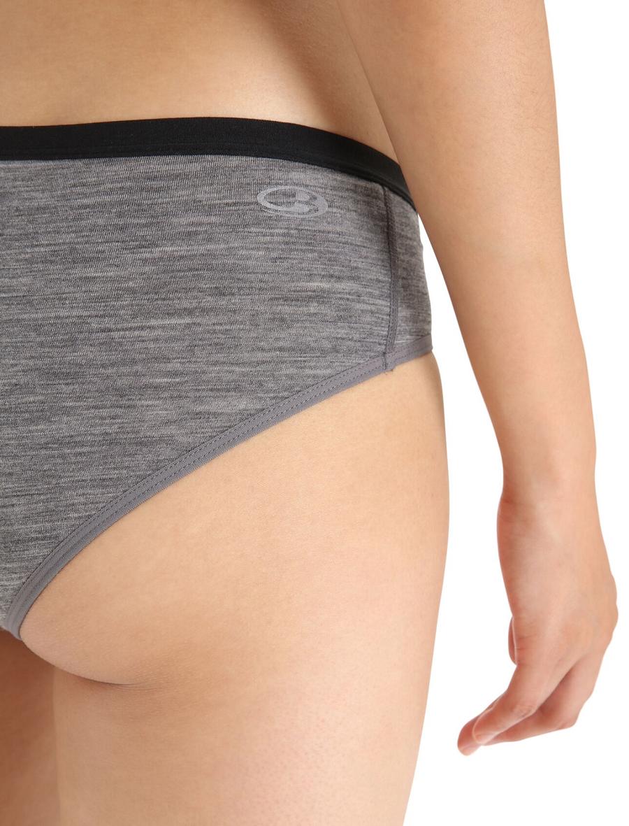 Icebreaker Merino Siren Hipkini Briefs Naisten Alusvaatteet Harmaat | FI 1728RVDW